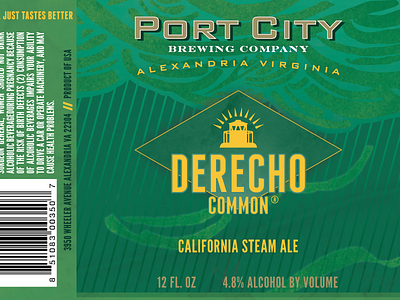 Proposed PCBC Derecho Label beer marketing products