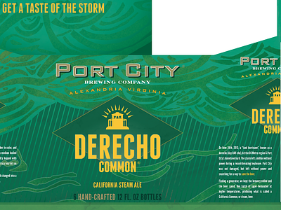 Proposed PCBC Derecho Six Pack beer marketing product design six packs