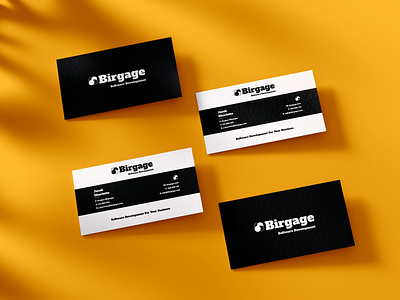 Birgage - Business Card Design brand identity branding business card business card design design illustration logo logo design logo mark logotype vector
