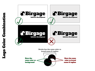 Birgage - Color Combination brand identity branding design graphic design illustration logo logo design logo mark logotype motion graphics vector