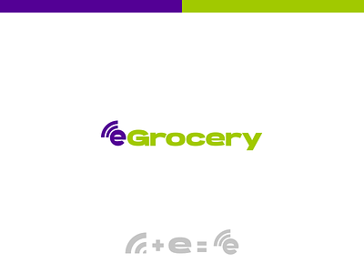 E-Grocery | Logo Design brand design brand identity branding design graphic design illustration logo logo design logo mark logotype vector
