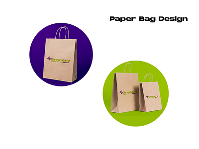 E-Grocery | Paper Bag Design