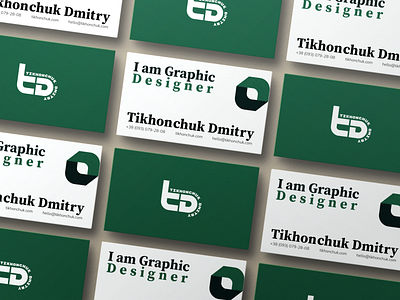 Business card design | Personal visual identity (rebranding)