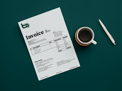 Invoice template design | Personal visual identity (rebranding) adobe illustrator brand design brand designer brand identity branding design graphic design invoice invoice template minimalism photoshop print design rebranding stationery stationery design vector visual identity