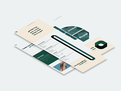 Pages layouts | Personal visual identity (rebranding)