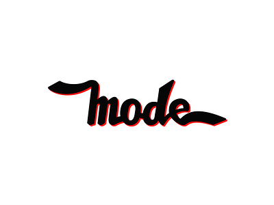 Mode | Lettering wordmark brand identity branding design graphic design lettering logo logo design logo mark logotype mode vector wordmark