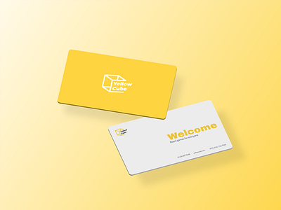 Yellow Cube | Business card design