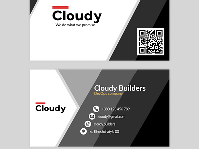 Business card business card design devops graphic design