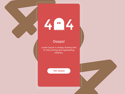 404 Page daily ui design ui web design