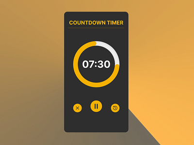 Countdown Timer daily ui design ui web design