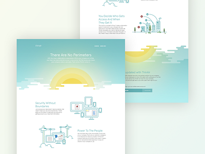 ThinAir Landing Page Concept