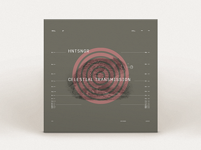 Celestial Transmission album art design illustration