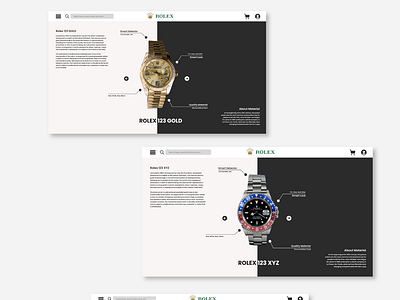 Rolex Website (Fiction)