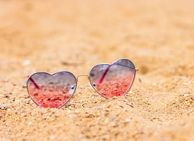 Naive design glasses joy mood naive photography picture pink sand summer