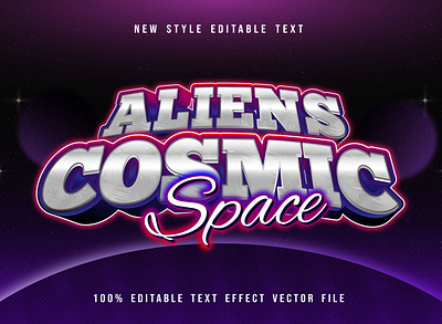 add on alien editable text effect for illustrator add on editable text layer style text effect