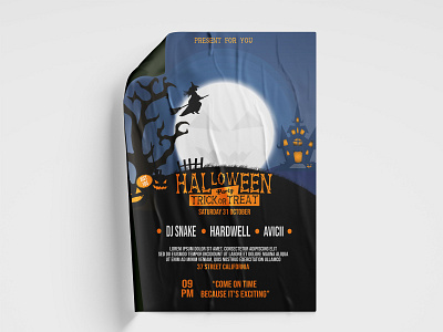 halloween poster template