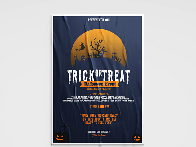 halloween poster template brochure flyer halloween poster poster template