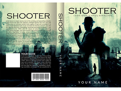 Shooter Cover Book Design art book design cover cover art cover book cover book design cover design design graphic gesign photoshop shooter