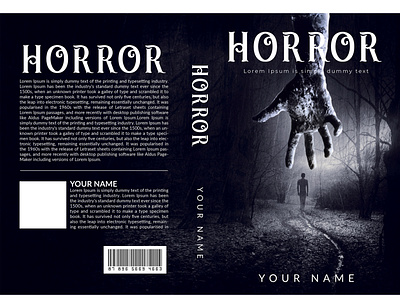Horror cover book design