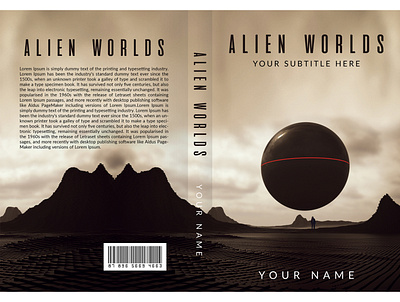 Alien worlds cover book design