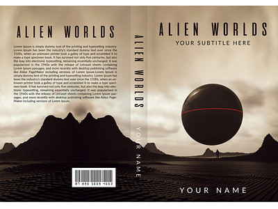 Alien worlds cover book design