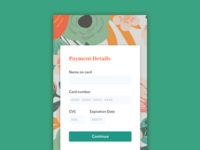 Daily UI 002: Payment