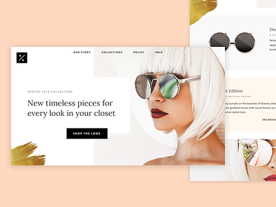 Daily UI 012: E-Commerce Shop daily ui e commerce fashion store sunglasses