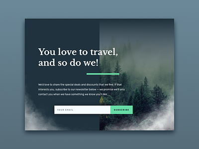 Daily UI 016: Pop-over daily ui forest modal nature pop-over travel