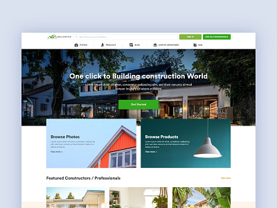 Real Estate web UI design