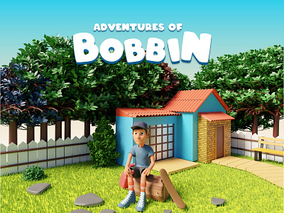 Adventures of Bobbin 3d animation branding design game graphic design illustration mobile ux