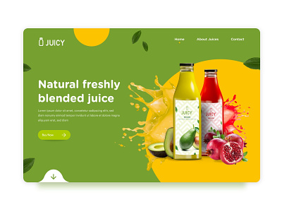 Food branding web site UI 3d animation b3d blender branding food graphic design logo motion graphics ui ux
