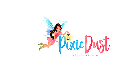Pixie Dust Creations 3d graphic design logo