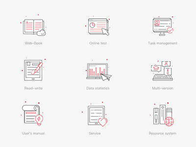 Linear Icons Education education icon illustration line icon school task