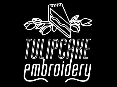 TULIPCAKE logo for iteration latest logo of tulipcake type