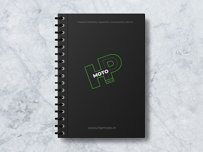 HP Moto Logo Design 3d branding design graphic design illustration logo logo design ui vector