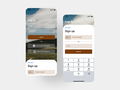 Let'sGo! - Travel App app design log in mobile sign up travel ui design user interface uxui