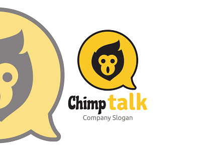 Chimptalk branding design graphic design illustration logo logodesign vector