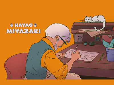 Miyazaki at work