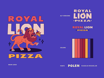 Royal Lion Pizza Logo