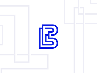 B And B Logo Mark blue brand brand identity identity design logo logo mark mark monoline