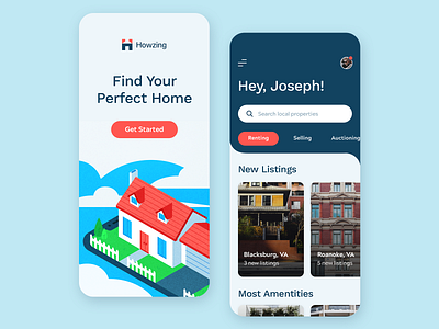 Howzing App Design Concept