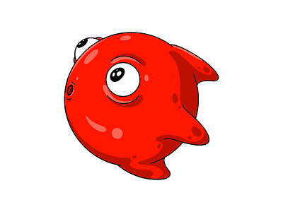 The story for GatewayFM adobefresco cartoon character illustration lineart red vector