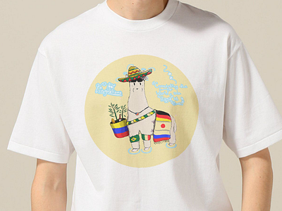 Linguallama T-Shirt Design