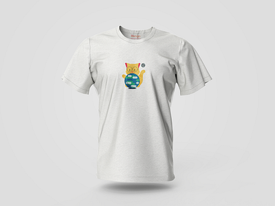 Gengo Merchandise | #1: Cat with an Earth Globe branding cat design graphic design illustration merch t shirt