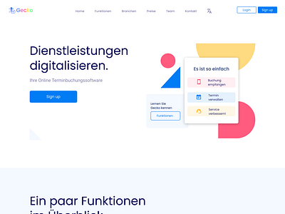 Gecko (Website) - Your appointment managment software