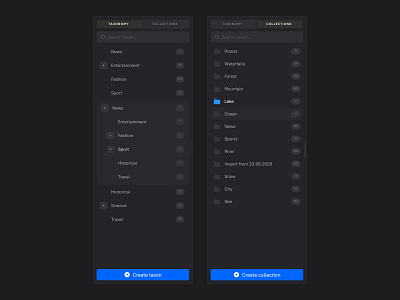 Sidebar design sidebar ui ux