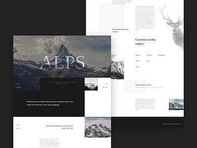 Alps - landing page