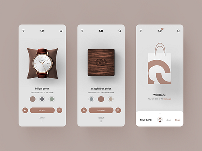 Watch Shop UI #2 add to cart app concept design ecommerce ecommerce app layout ui ux
