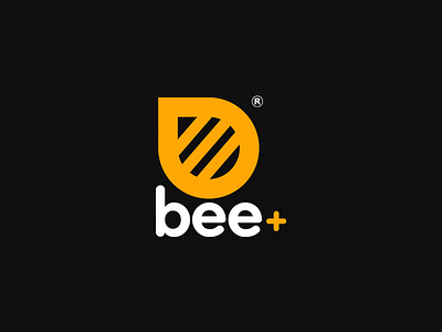 Bee bee buz dribbble fly free illustration logo