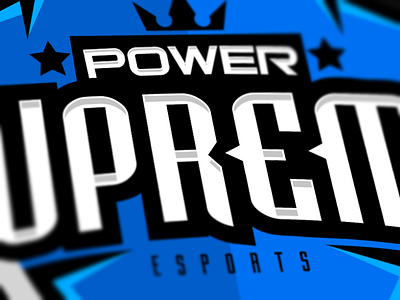 SupremePower design dribbble esport free logo power sport supreme team